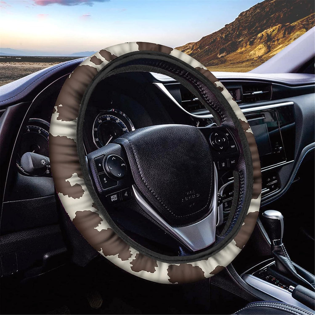 Black Auto Car Steering Wheel Cover 15 inch A8234