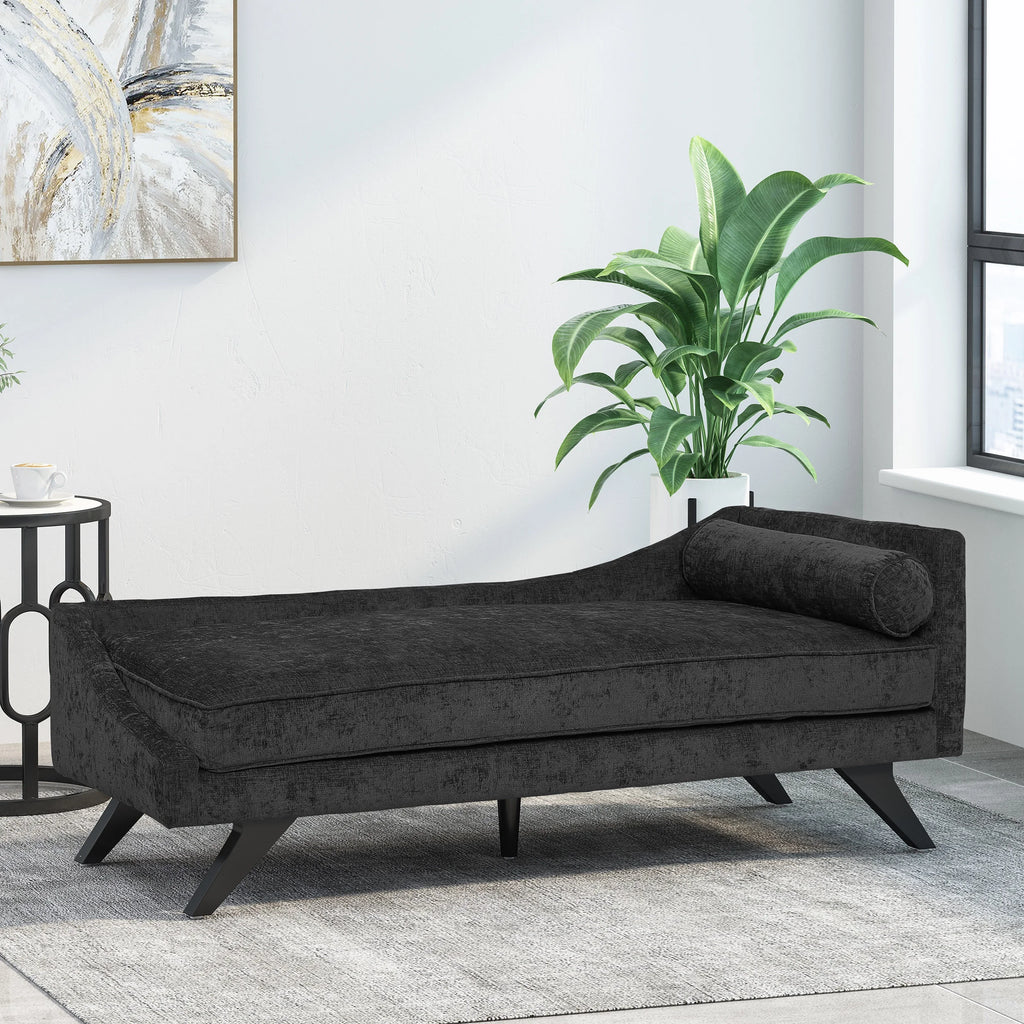 Mid Century Modern Fabric Chaise Lounge A2718