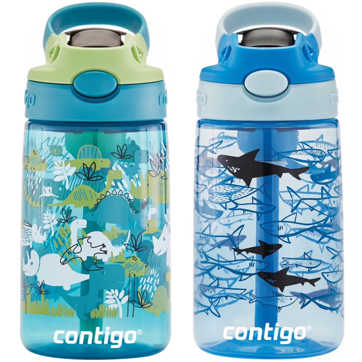 2-Pack 14 oz Straw Water Bottle N8696