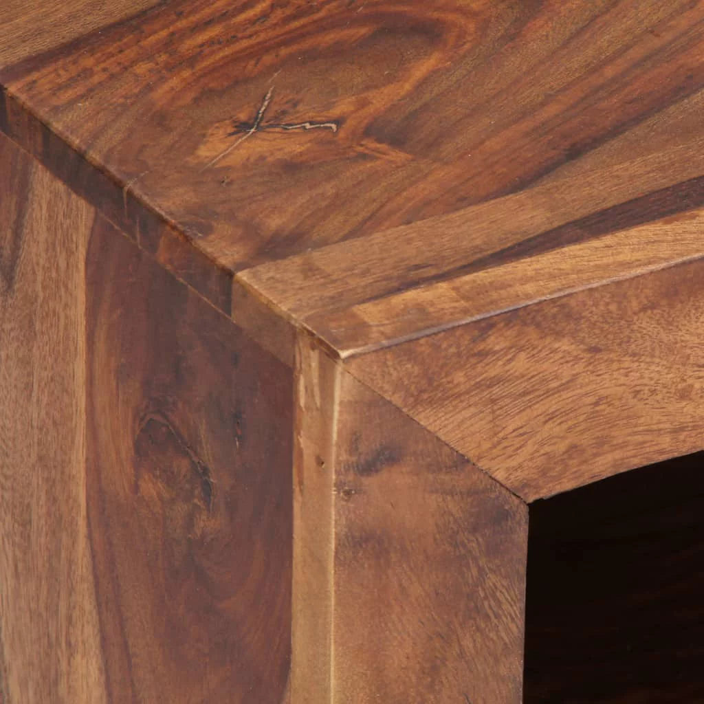 Rustic 3 Drawer TV Stand with Cable Outlet S138973