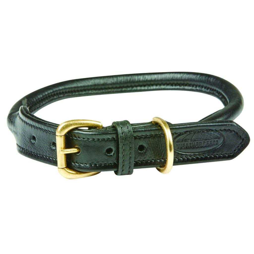 Rolled Leather Dog Collar Z91889