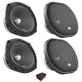 6x9" Full-Range Loudspeaker Neodymium 1000 Watt 4-Ohm D328094