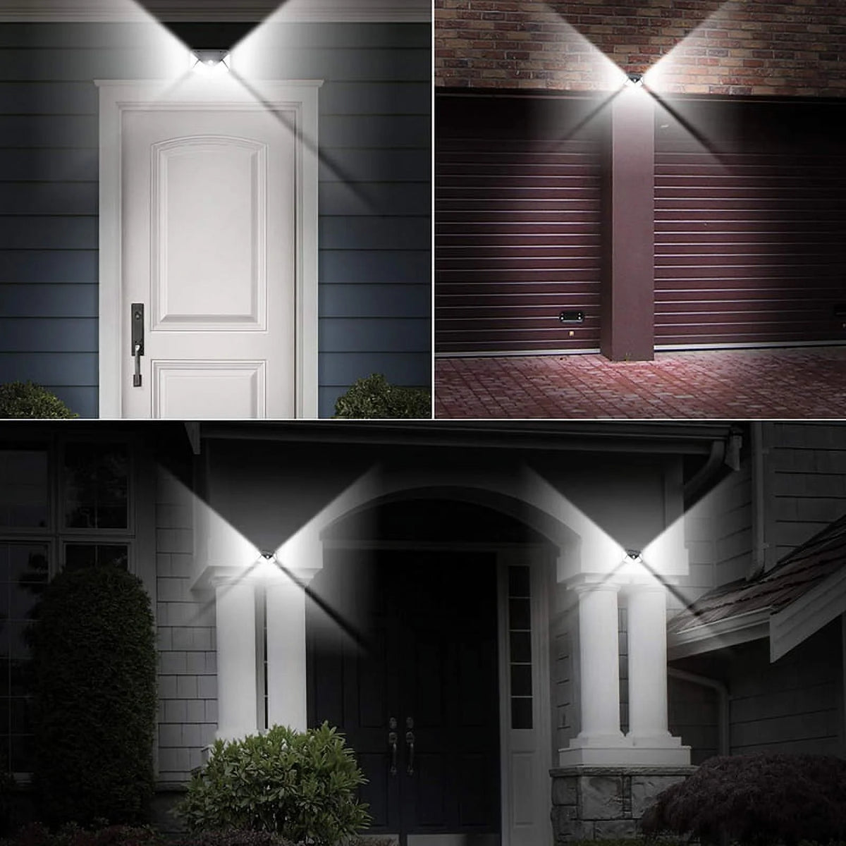 100LED Solar Motion Sensor Light IP65 Waterproof 4Pcs I7141