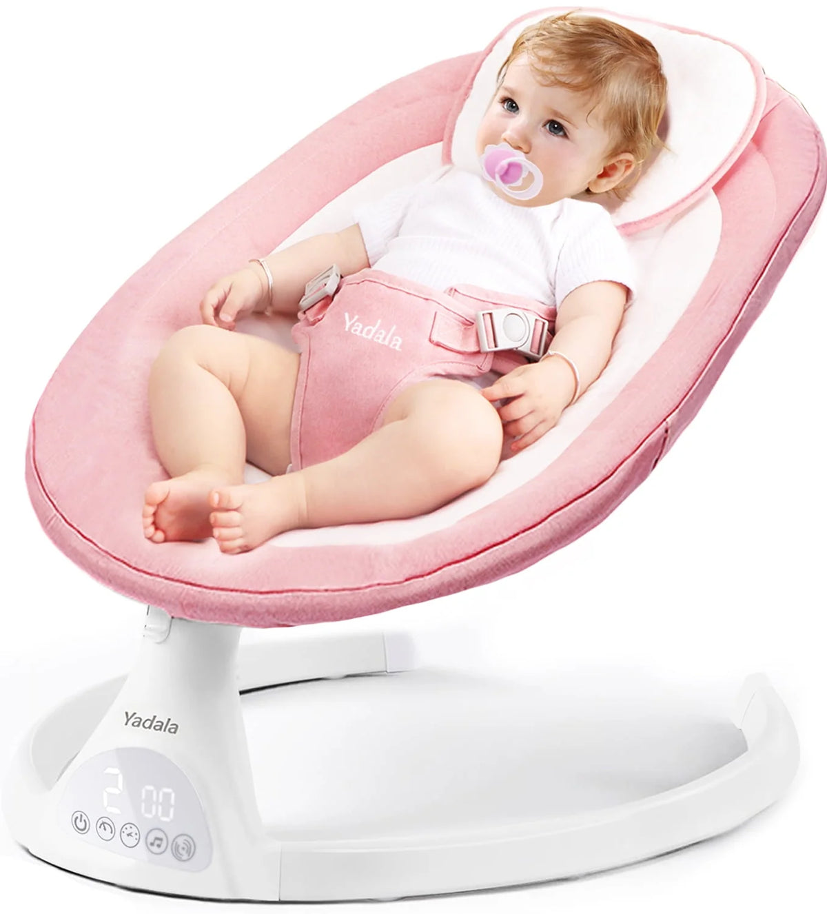 Pink Electric Baby Swing T306538