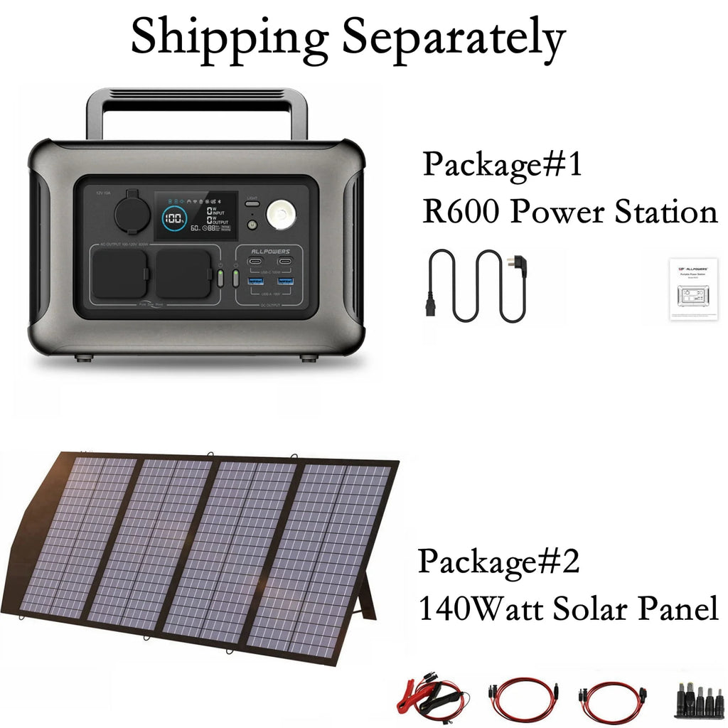 Portable Power Station 600W 299Wh LiFePO4 Battery L367
