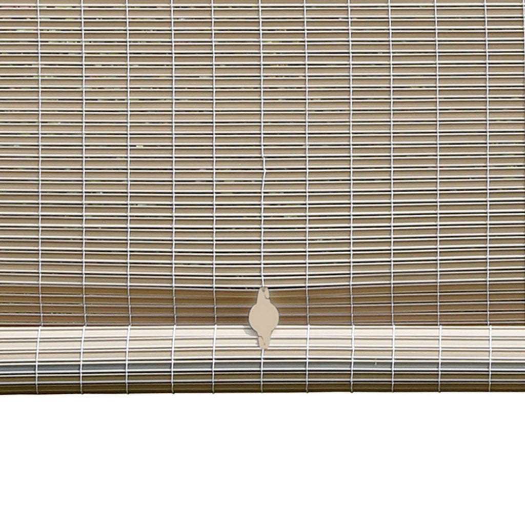 Brown Cordless Roll-Up Blinds W9549