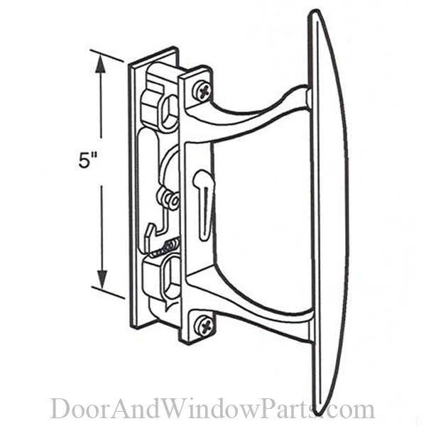 Sliding Patio Door Handle Set U808035