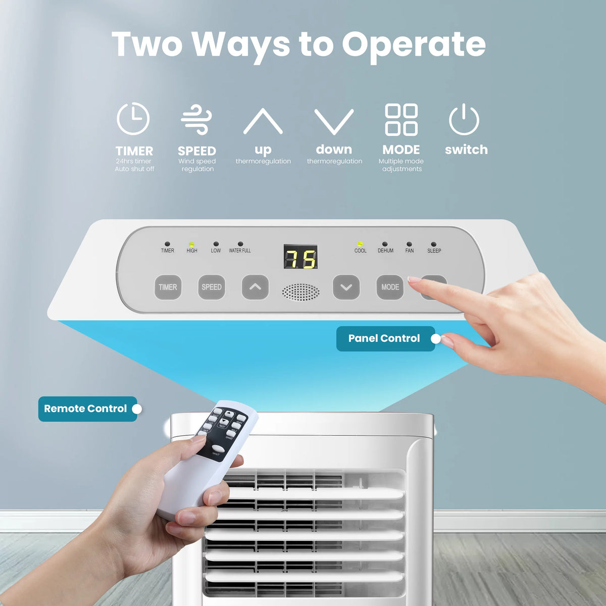 Portable Air Conditioner 6000BTU 10000 BTU ASHRAE S93346
