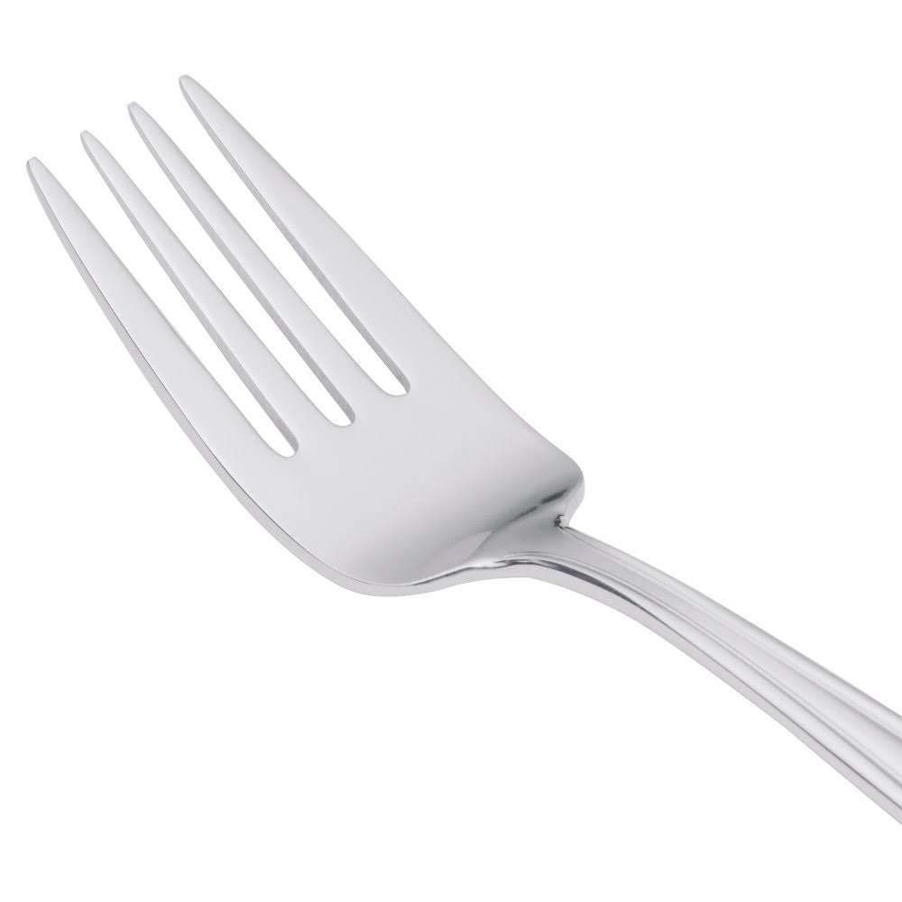 18/0 Stainless Steel Heavy Weight Salad Fork - 36/Case Y9459