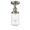 Brushed Satin Nickel Semi-Flush Mount Light W6249