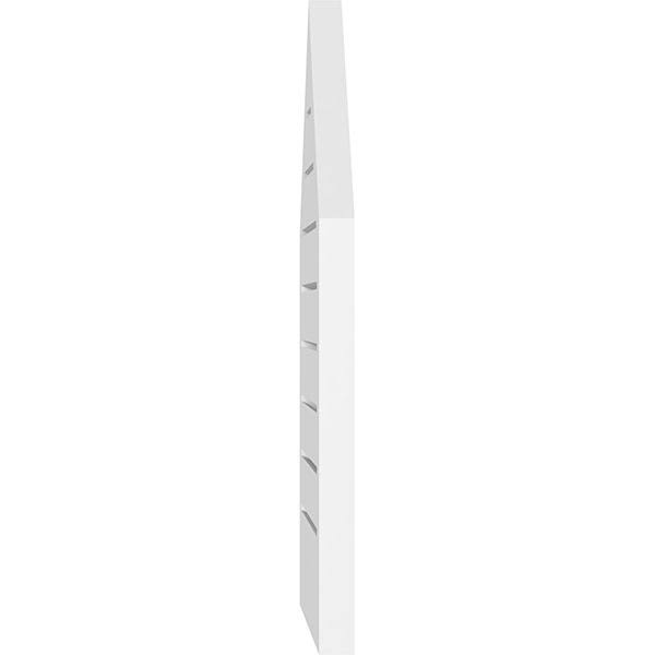 Peaked Top Surface Mount PVC Gable Vent L107791