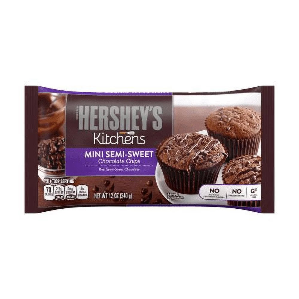 Semi-Sweet Chocolate Mini Chips, 12 Oz (Pack of 48) M308873