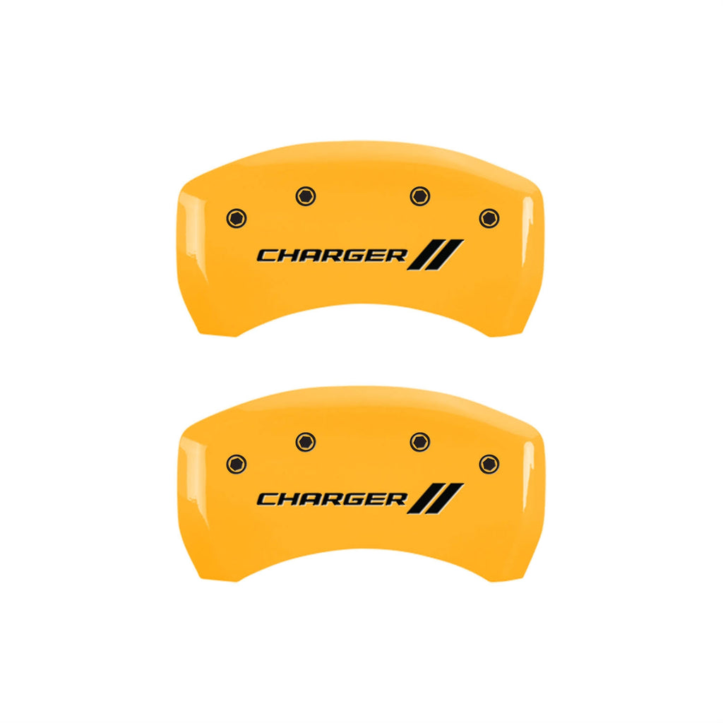 Yellow Brake Caliper Covers Front & Rear Set E8551