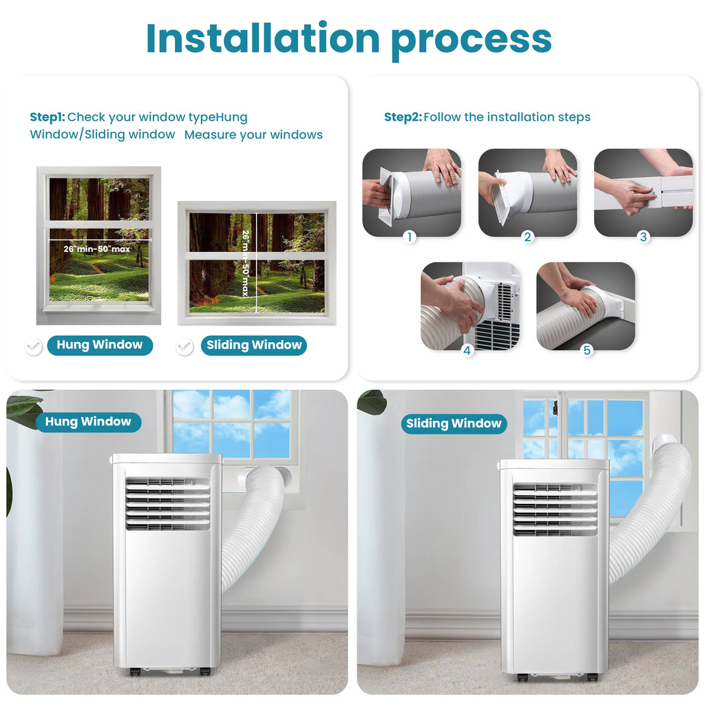 Portable Air Conditioner 6000BTU 10000 BTU ASHRAE S93346