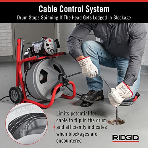 Drain Cleaning Drum Machine Kit with Cable I605100
