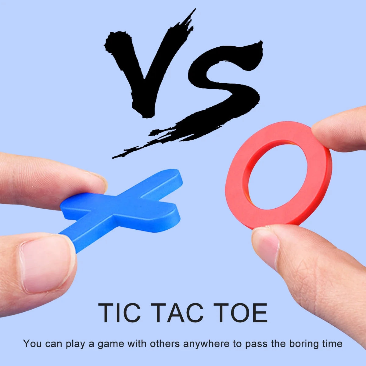 Tic Tac Toe Board Game with Jumbo Pieces U6576
