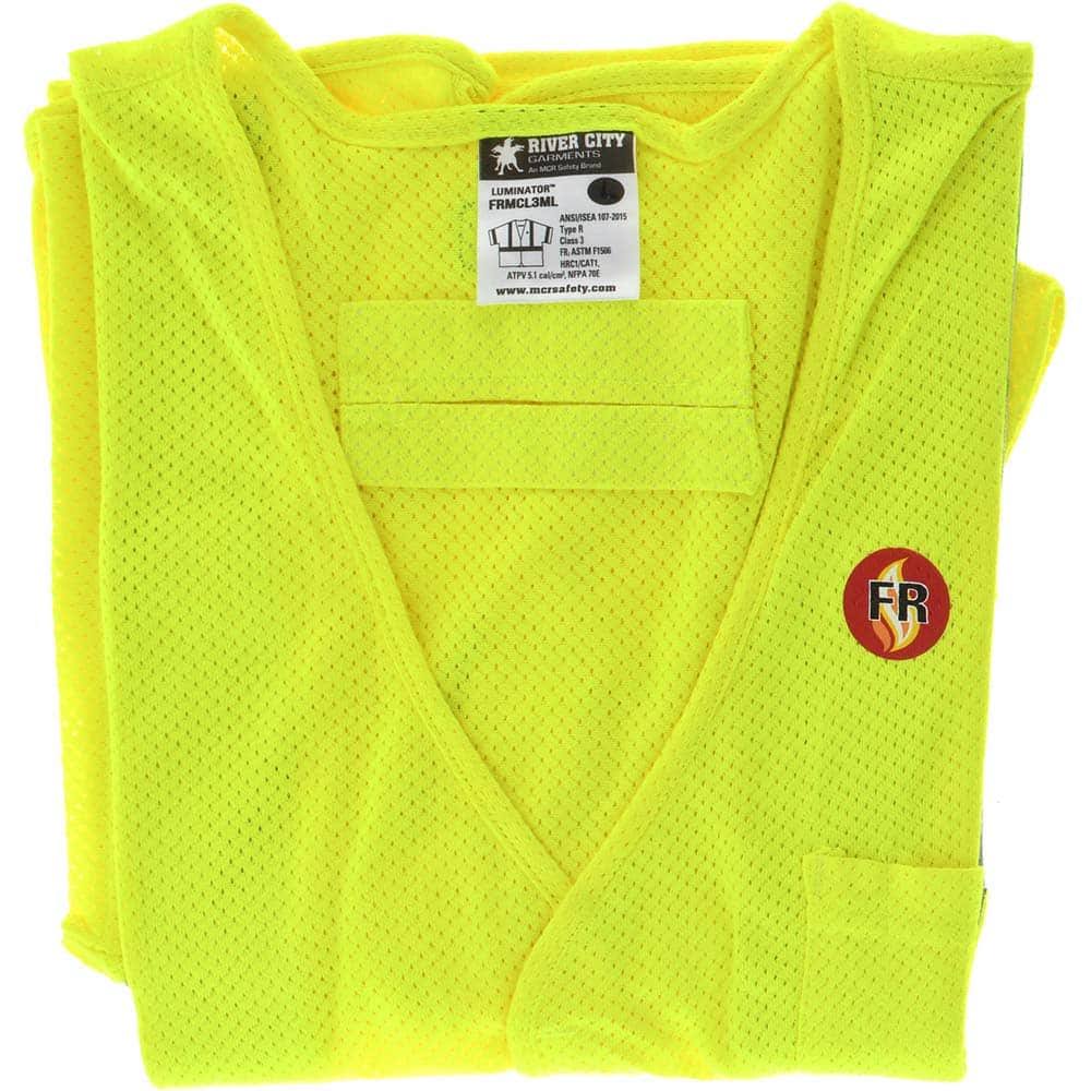 Modacrylic Vest Class 3 Mesh Lime 3X V65150