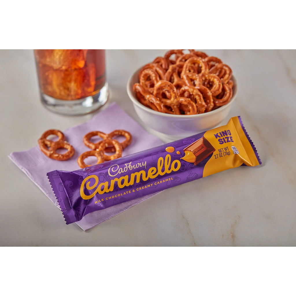 Milk Chocolate Caramel King Size Candy Bars, 2.7 Oz (18 Count) X3439