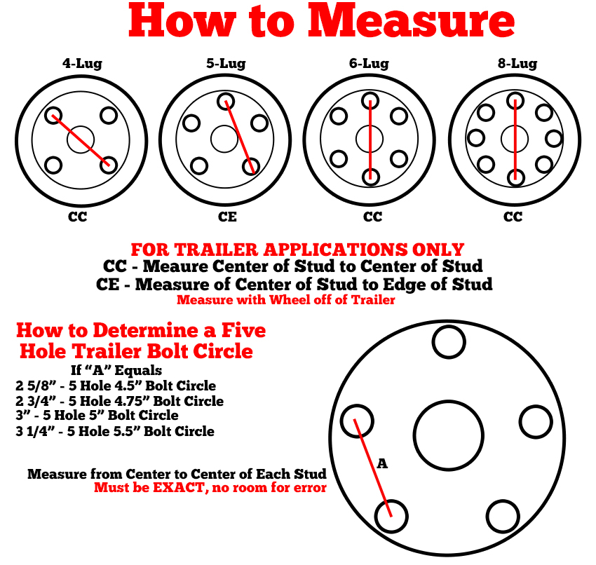 2-Pack Trailer Wheel & Tire 480-12 4.80-12 4.80x12x22 LRC 5 Hole White Spoke H6133