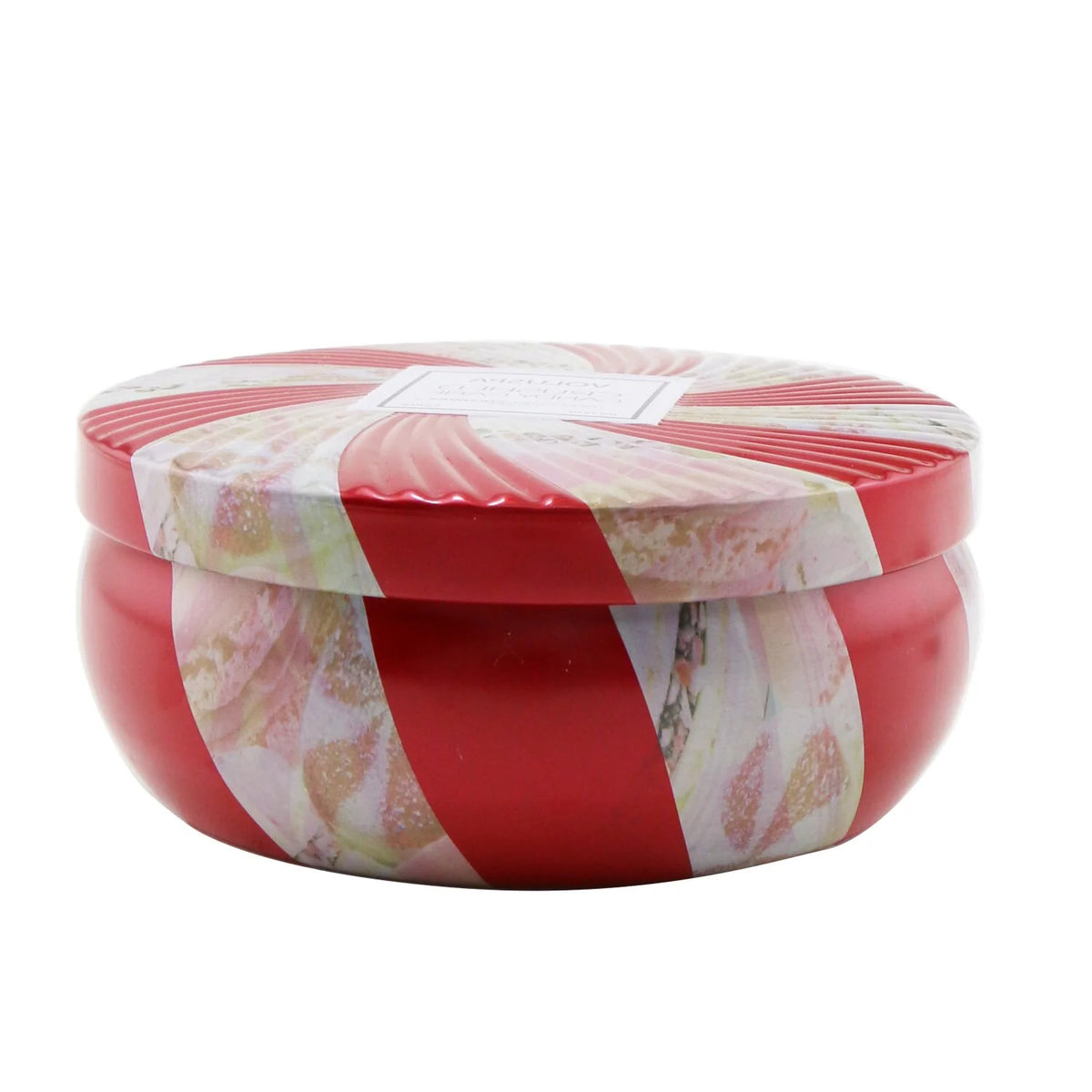 Crushed Candy Cane 3 Wick Tin Candle 12oz Q363