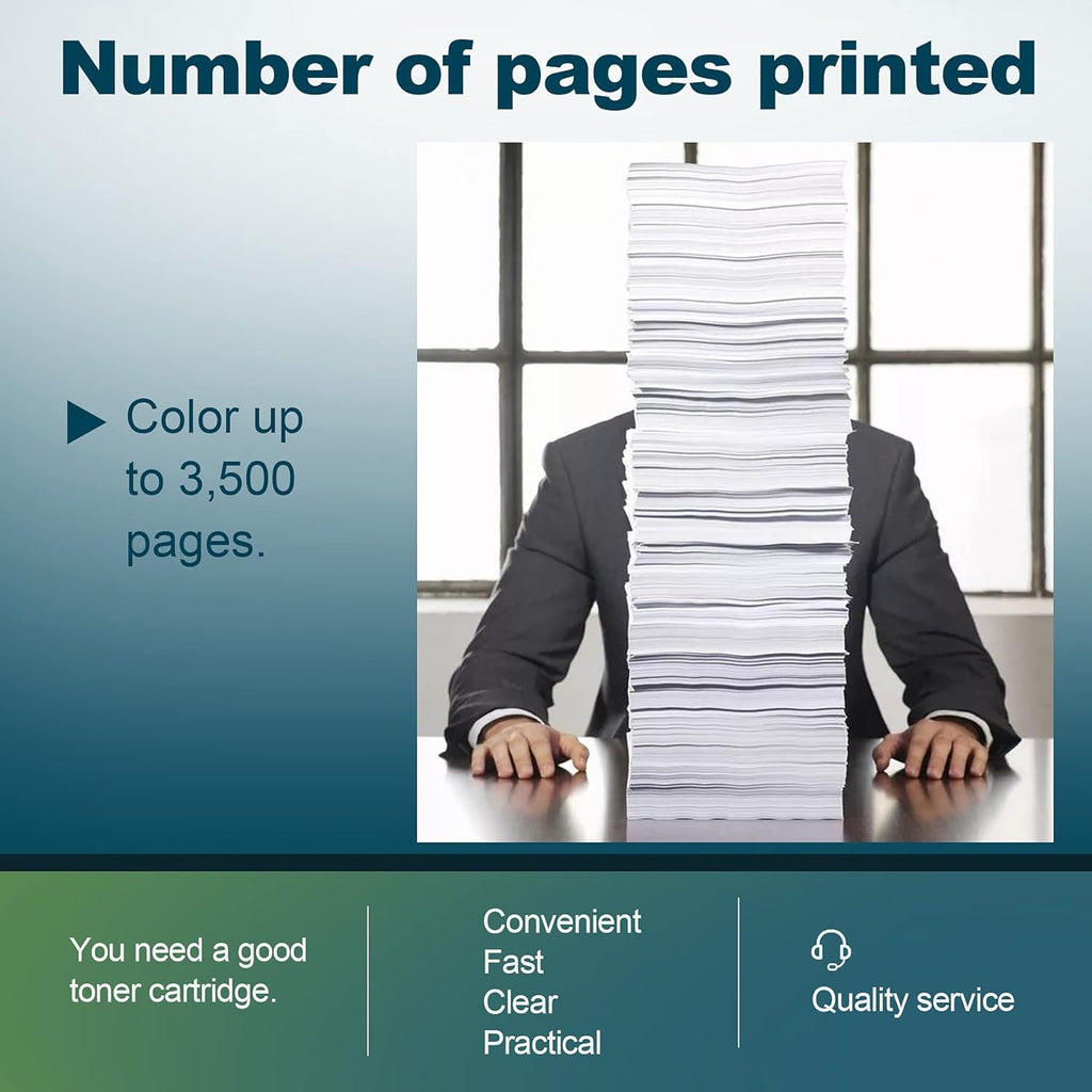 3 Pack High Yield Toner Cartridge for Brother Printer F709