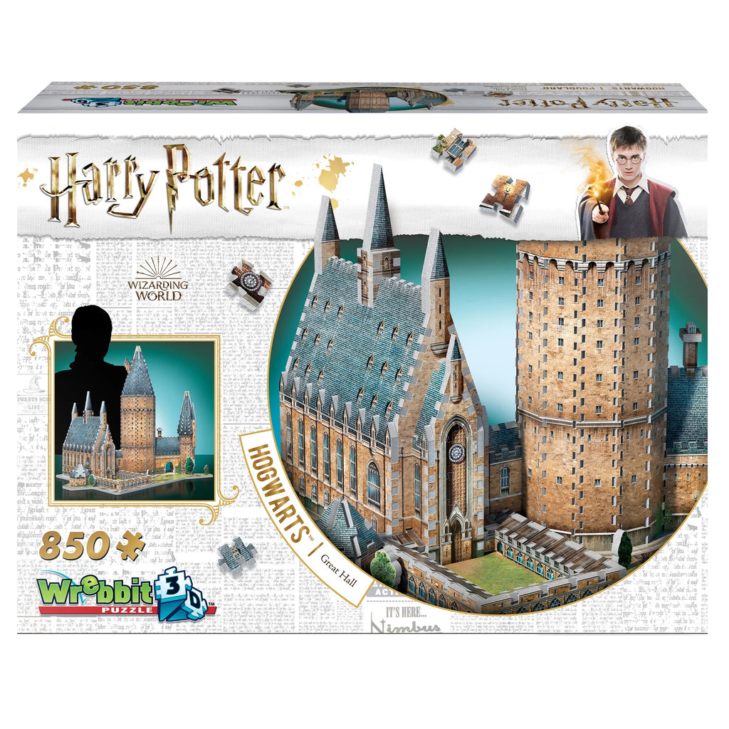Harry Potter Hogwarts Castle 1,725 Piece 3D Jigsaw Puzzle Bundle C1078