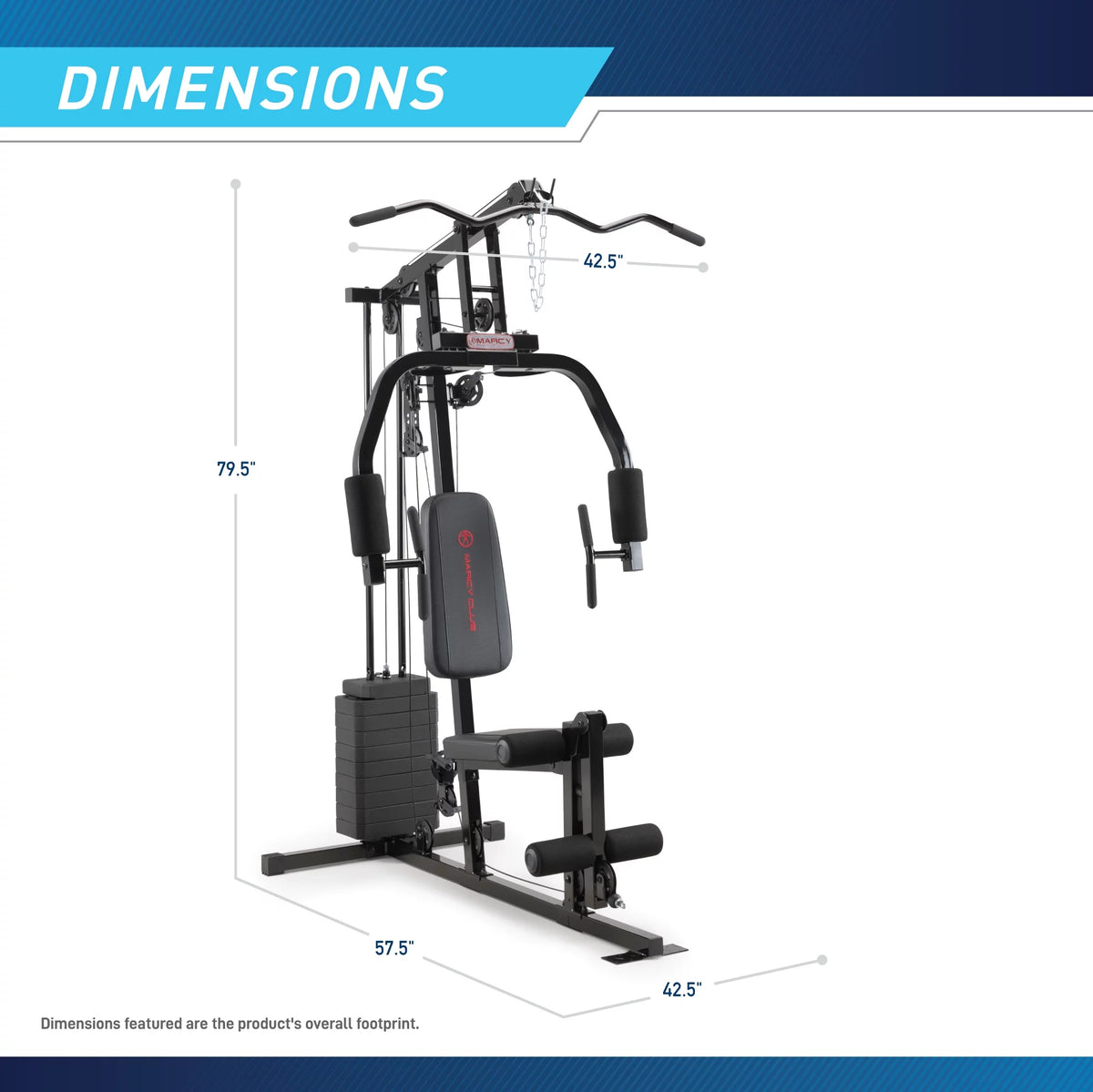 100 lbs Stack Home Gym A56244
