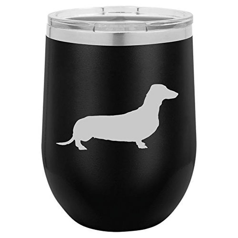 12 oz Double Wall Vacuum Insulated Stainless Steel Stemless Wine Tumbler with Lid J298523