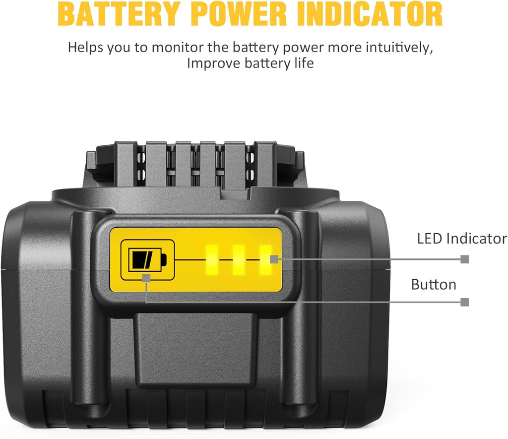 20V 6.0Ah Replacement Battery 2 Pack E7621
