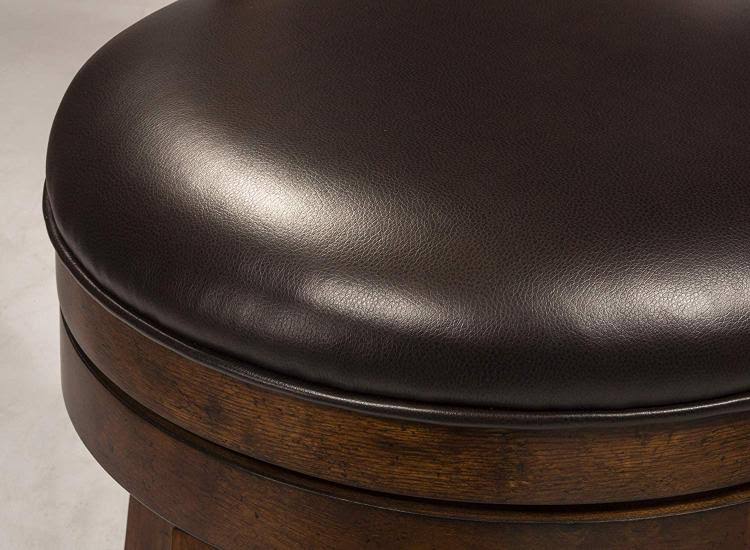 Swivel Counter Stool, Medium Brown Cherry S327