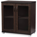 Dark Brown Curio Cabinet J676