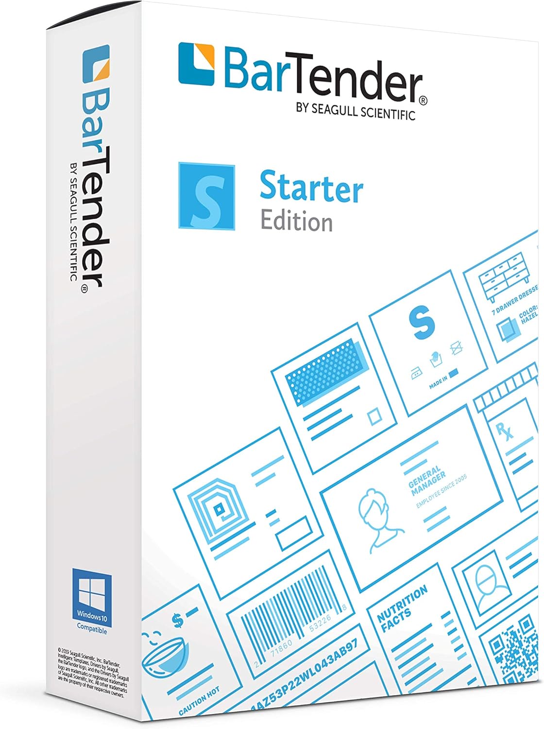 Bartender Software 2021 Starter Edition Application License E773057