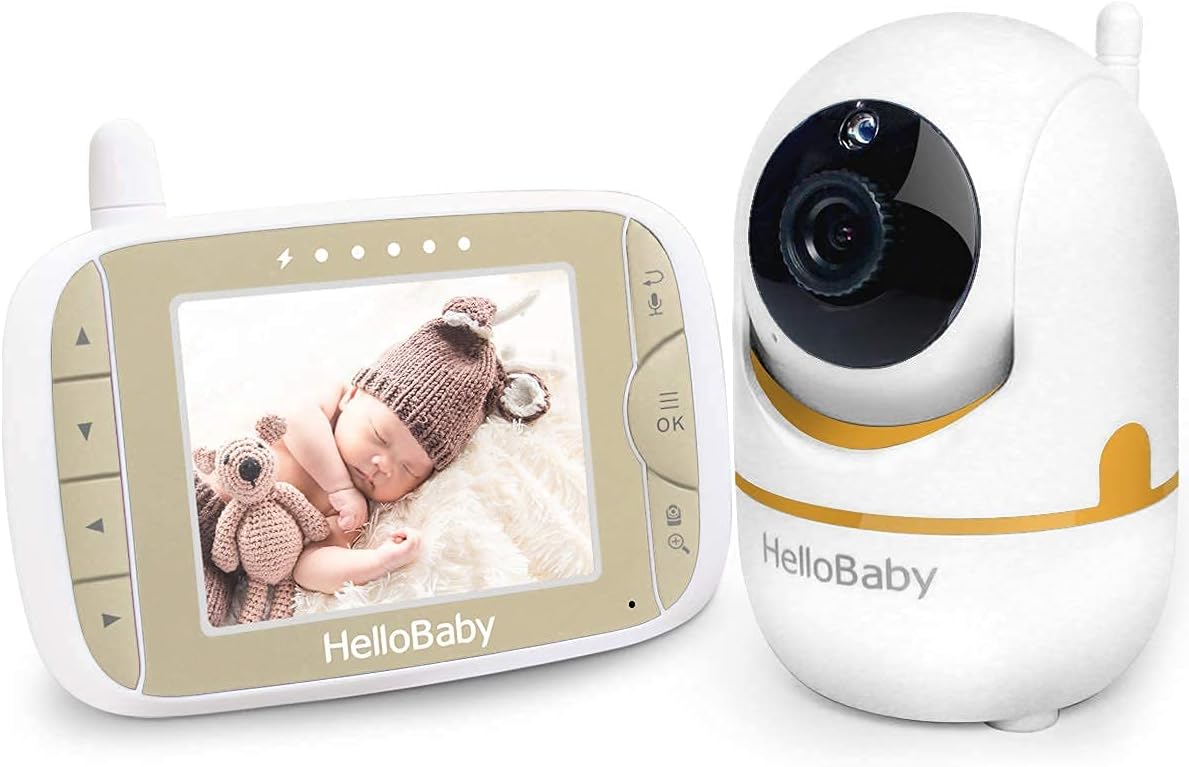 Baby Monitor with 3.2'' LCD Screen and Infrared Night Vision L107