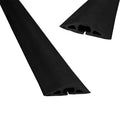 25 ft Rubber Duct Cord Cover Cable Protector, Black S270768
