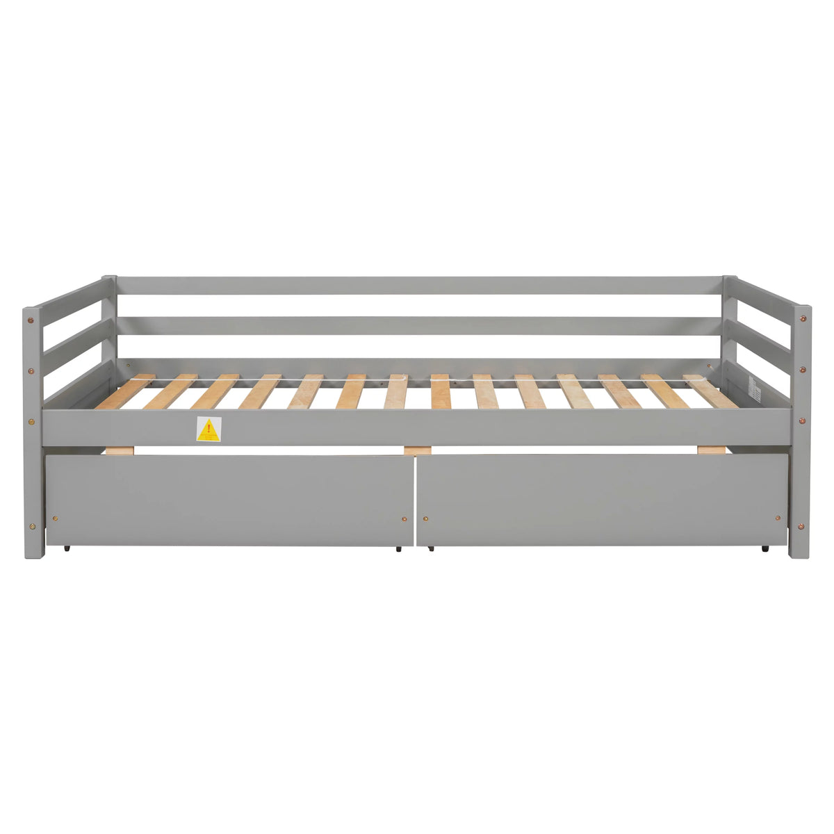 Twin Wood Daybed with Two Drawers S696