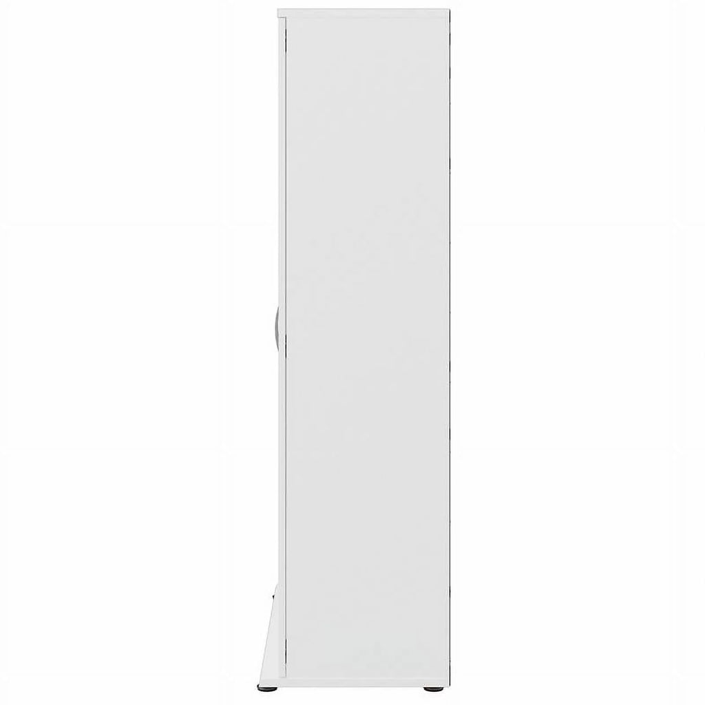 Tall White Linen Cabinet with Doors Z85543
