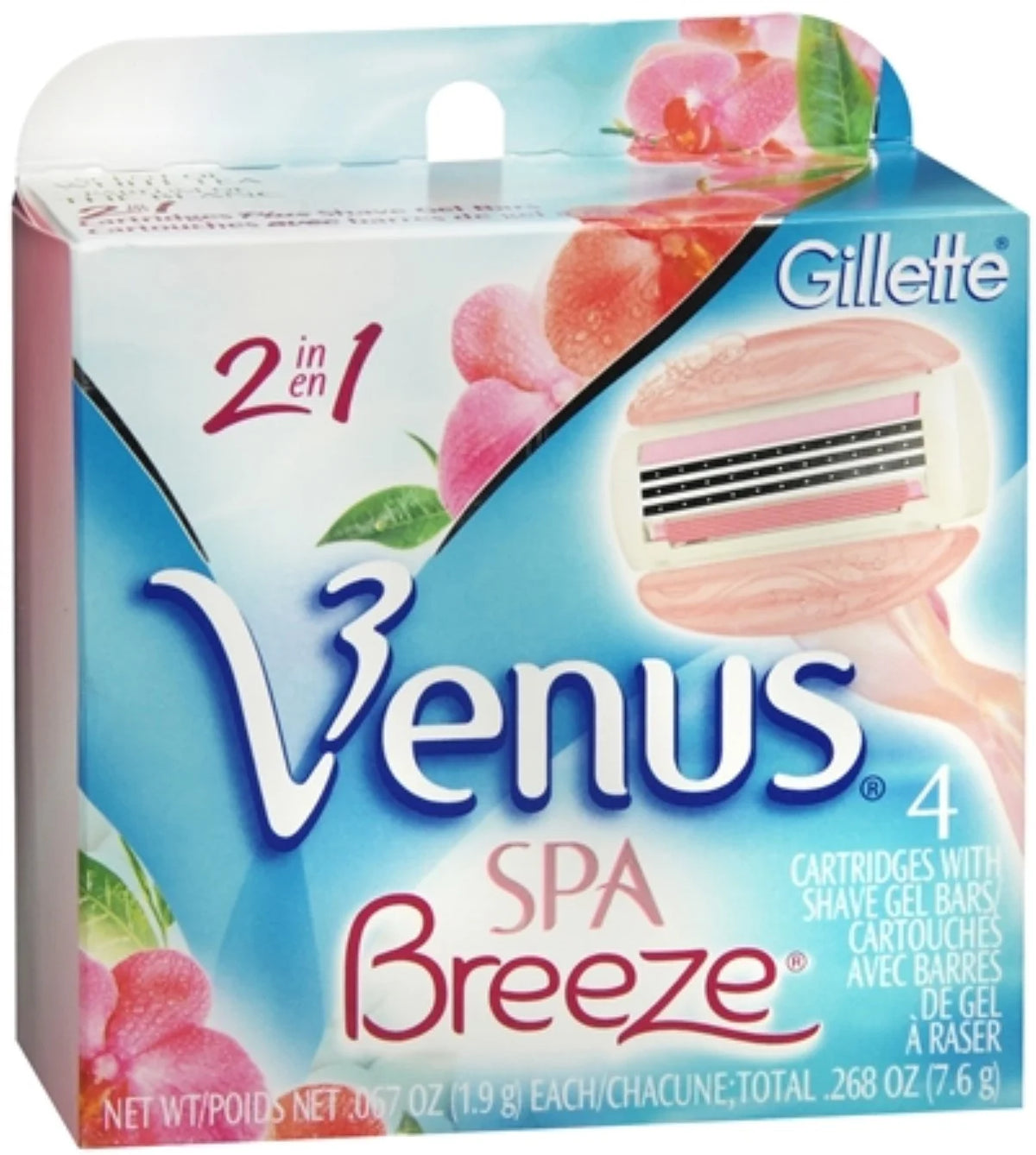 Venus Spa Breeze Cartridges 4 Each (Pack of 3) N30924
