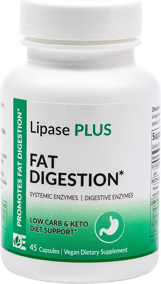 Lipase Plus Digestive Enzyme Formula 45 Count I5303