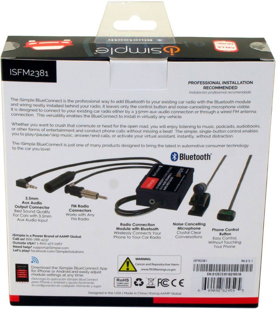 Black Hands-Free Car Kit E42256