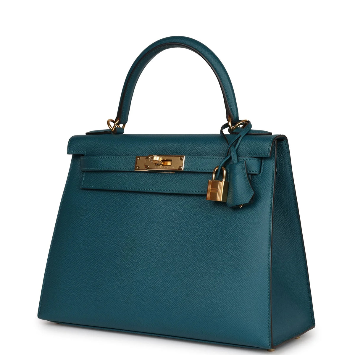 Vert Bosphore Epsom Leather Handbag Q162