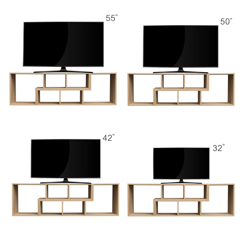 L-Shaped TV Stand Entertainment Center Q651