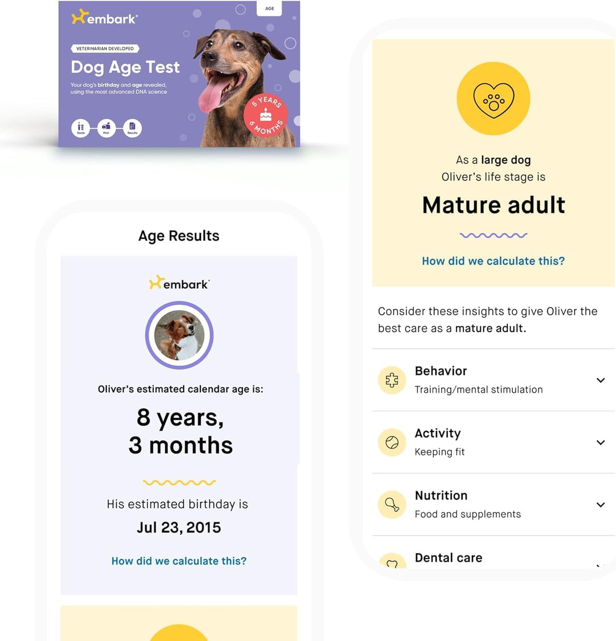 Dog DNA Test and Age Test Bundle L40404