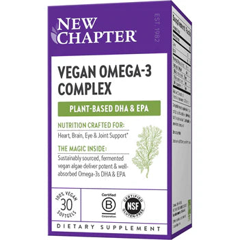 Vegan Omega 3 Complex 30 softgels E1411