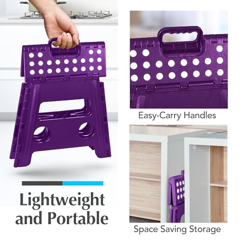 Folding Step Stool (Black) M567