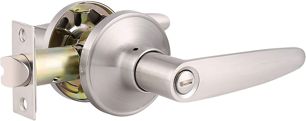 6 Pack Satin Nickel Unlocking Passage Door Levers T68973