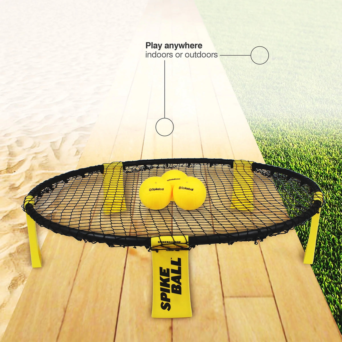 3 Ball Roundnet Game with Adjustable Net & Balls G770