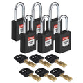 Lockout Padlock Nylon Black 1.5x22 St S26407
