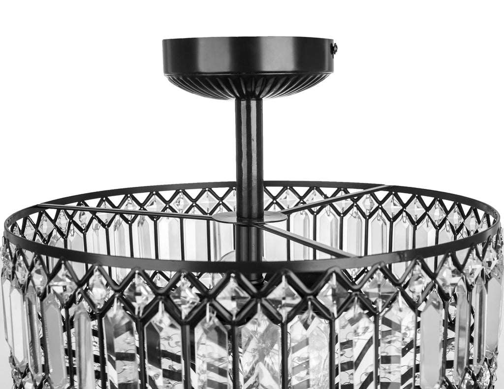 2-Light Semi-Flush Mount Ceiling Light I4016