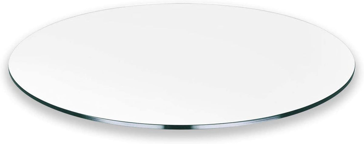 Clear Round Tempered Glass Table Top F222458