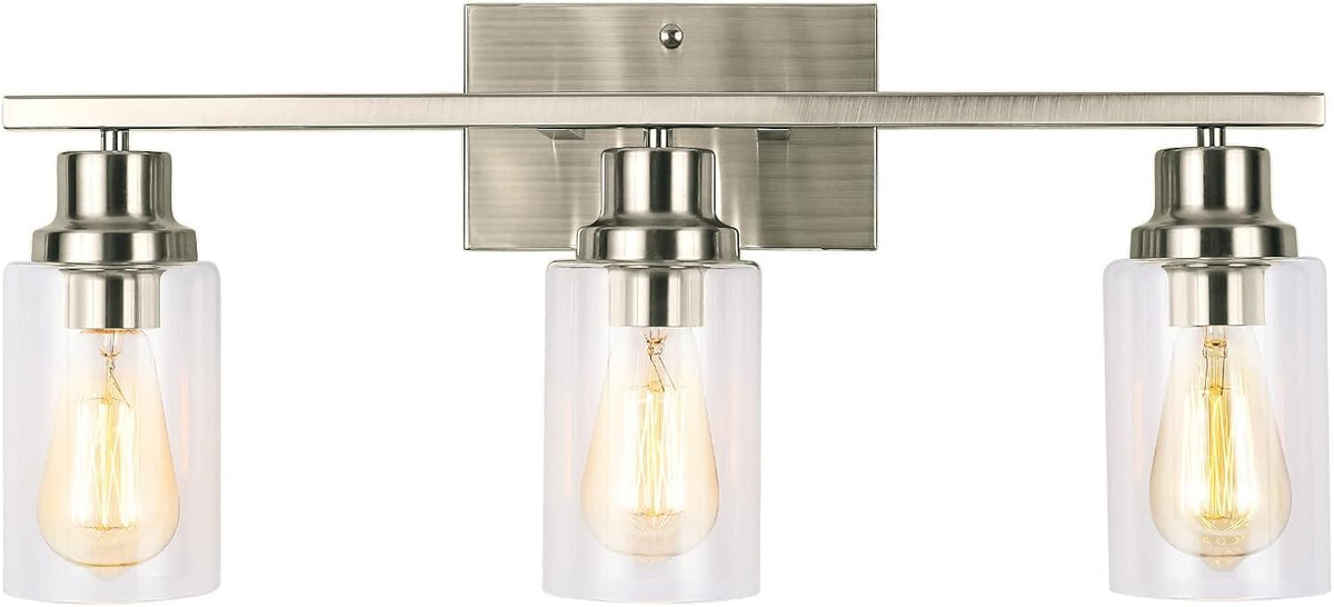 3-Light Black Wall Sconce Bathroom Vanity Light J72505